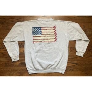 VTG 90s HYSTYK Sport Hockey Sweatshirt Pullover XL Well Worn 1994 USA Made NHL
